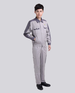 男式灰色工程服裝供應