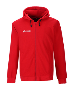 男式大紅色衛衣帽衫定做