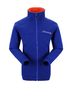 藍色女式春秋節絨衣運動服