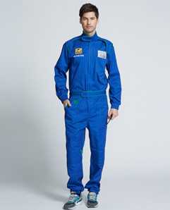 藍色一汽大眾汽修服工作服