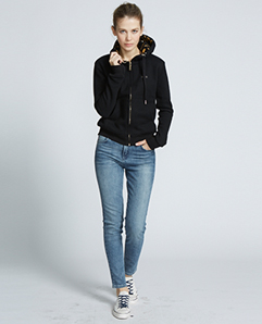 男女拉鏈衛衣帽衫