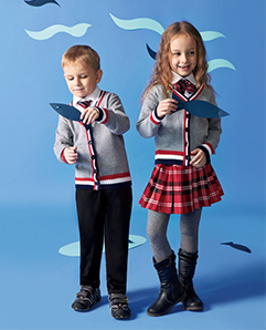 經典V領開衫外套  園服