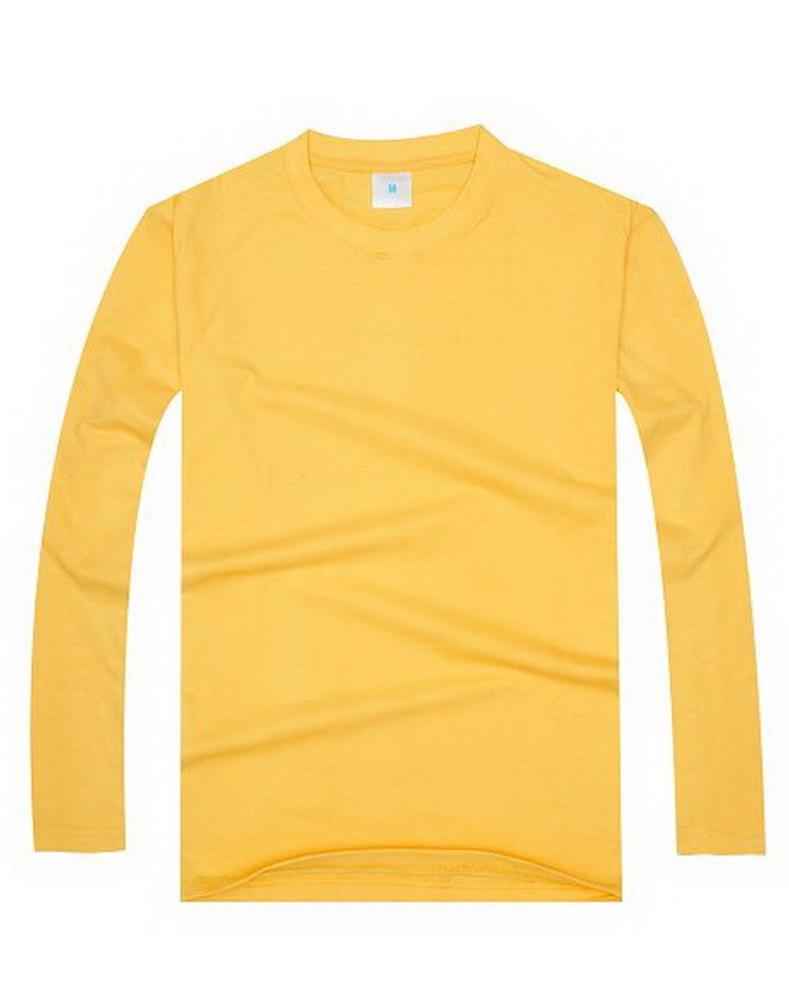 多色可選長袖圓領文化衫定做